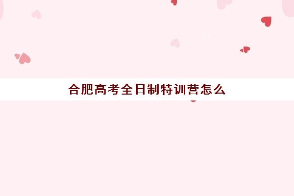 合肥高考全日制特训营怎么选？2025年三大机构实力对比与择校指南