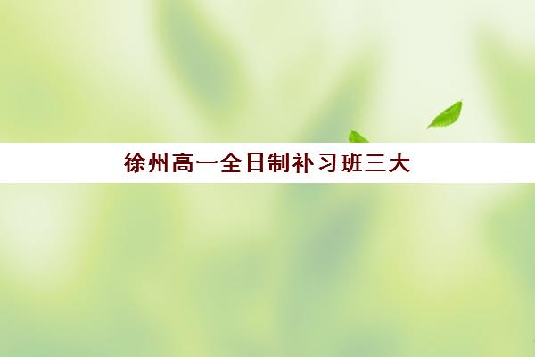 徐州高一全日制补习班三大机构服务成本公示如何解读？2025年学大、新东方、精锐教育价格对比与选择指南