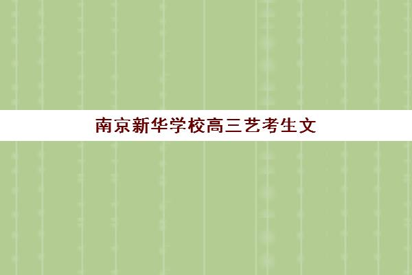 南京新华学校高三艺考生文化课集训班学费贵吗？2025年收费标准全面解析与择校性价比深度评估指南