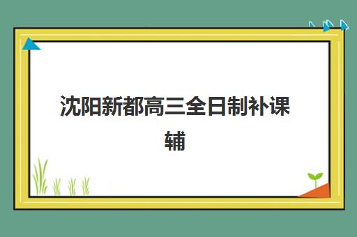 沈阳新都高三全日制补课辅导班学费一般多少钱？2025年最新费用明细、班型对比与选择指南全解析
