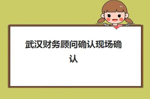 武汉财务顾问确认现场确认时间表如何安排？2025年最新流程详解、材料准备与注意事项全指南