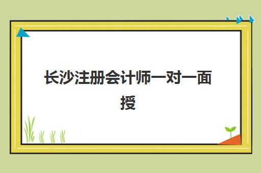 长沙注册会计师一对一面授课程培训班多少钱一个月？2025年费用明细解析、机构选择指南与报班全攻略