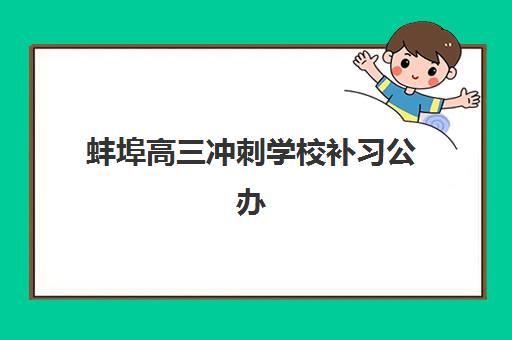 蚌埠高三冲刺学校补习公办vs民办服务对比如何选？2025年优劣分析与择校指南